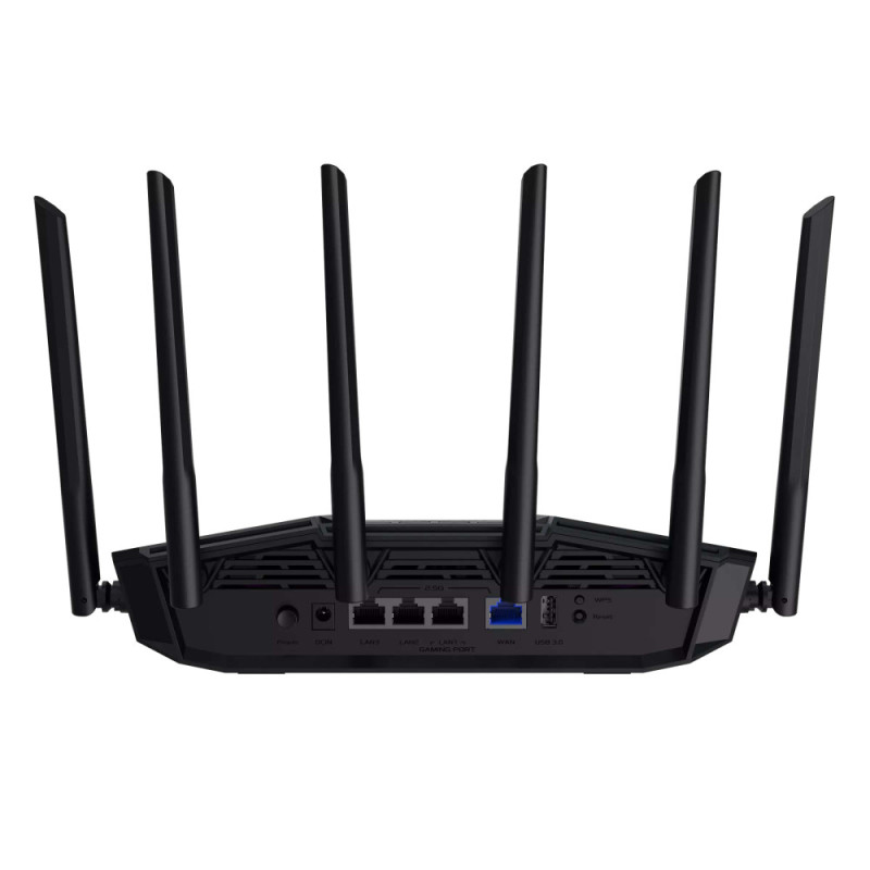 ASUS Router TUF-BE6500 BE6500, 3x2.5GE LAN, 1x2.5xGE WAN, 1xUSB3.2, MESH (90IG0920-MO9C00)