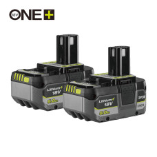 Ryobi Set of battery ONE+ RB1850X2 Lithium+ 18V 2x5Ah (5133005305)