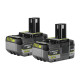 Ryobi Set of battery ONE+ RB1850X2 Lithium+ 18V 2x5Ah (5133005305)