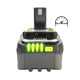 Ryobi Set of battery ONE+ RB1850X2 Lithium+ 18V 2x5Ah (5133005305)