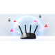 ASUS Маршрутизатор RT-BE82U BE6500 4x2.5GE LAN, 1x2.5GE WAN. 1xUSB3.2, MESH (90IG0990-MO9B00)