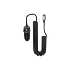 Зарядное устройство Promate 33W USB-C cable + USB-A port (powerdrive-33pdc.black)