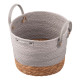 ARDESTO Basket Minimalism 23x23x19cm, paper twine, cottail grass, grey (ARHC2506RG) ARDESTO Basket Minimalism 23x23x19cm, paper twine, cottail grass, grey (ARHC2506RG)
