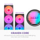 Система жидкостного охлаждения NZXT Kraken Core 360 Black with RGB fans Single Fra (RL-KR36C-B1)