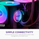 Система жидкостного охлаждения NZXT Kraken Core 360 Black with RGB fans Single Fra (RL-KR36C-B1)