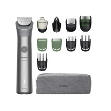 Philips Тример Philips Series 5000, для бороди, голови та тіла, насадок-11, сталь, сірий (MG5941/15)