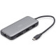 Порт-репликатор Digitus USB-C > 2xHDMI/2xUSB-A/USB-C/SD/MicroSD/RJ54 (DA-70915)