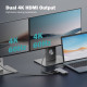 Порт-репликатор Digitus USB-C > 2xHDMI/2xUSB-A/USB-C/SD/MicroSD/RJ54 (DA-70915)