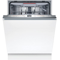 Bosch Посудомийна машина вбудована, 13компл., A+++, 60см, дисплей, 3й кошик, білий (SMV6EMX51K)