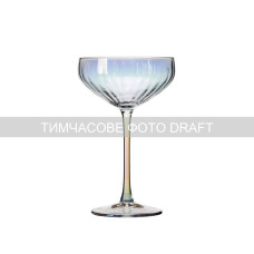 ARDESTO Champagne glasses set Black Mars 310ml, 2pcs, glass, transparent (AR2631EL)