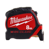 Milwaukee Рулетка Milwaukee WIDE BLADE, 8мх33мм, з фіксатором змотування, АБС-пластик (4932471816)
