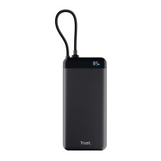Trust Акумулятор портативний літій-іонний power bank Trust Fiera, 20000мА·год, 2хUSB-C, 20W, PD/QC 3.0, чорний (25881_TRUST)