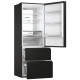 Haier Ref multi-door, 200.6x70х67.5, ref-343L, freez.-140L, 3doors, А++, NF, inv., display, fresh zone, black (HTW7720ENPT)