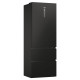 Haier Ref multi-door, 200.6x70х67.5, ref-343L, freez.-140L, 3doors, А++, NF, inv., display, fresh zone, black (HTW7720ENPT)