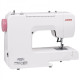 Janome Sewing machine 311PG, electromechanical, 60W, 15 sewing operation., loop semi-automatic, white (J-311PG)