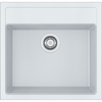 Franke Мойка кухонная Sirius тектонайт, прямоуг., без крыла, 560х530х200мм, чаша - 1, врезная, белый (143.0691.510)