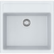 Franke Kitchen Sink Sirius tectonite, rectang., no drainboard, 560х530х200mm, bowl - 1, over-mounted, white (143.0691.510)
