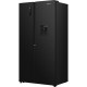 Gorenje Холодильник SBS Gorenje, 179х62х92см, 2 двері, 344(197)л, А+, NF+, Інв., Зона св-ті, диспенсер, генератор льоду, Зовн. Диспл, чорний (NRS917E41BXWD)