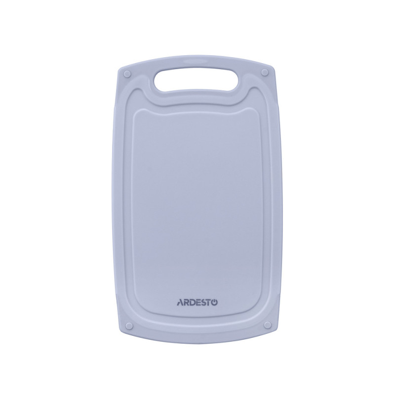ARDESTO Cutting board Gemini, 33х20х0.85cm, plastic, grey (AR1433GR)