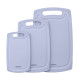 ARDESTO Cutting board Gemini, 33х20х0.85cm, plastic, grey (AR1433GR)