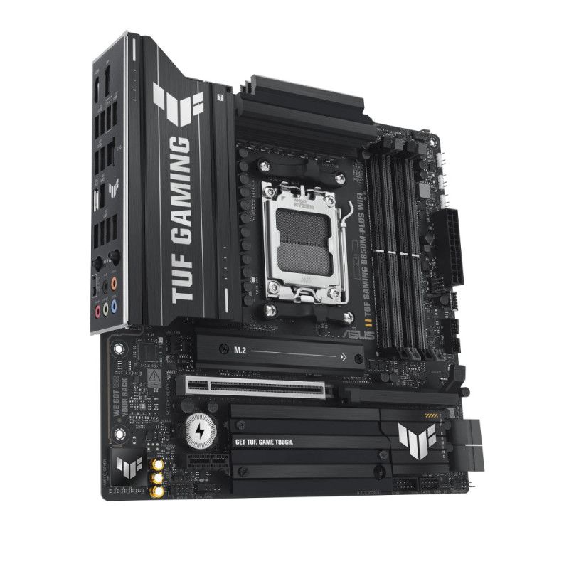 ASUS Motherboard TUF GAMING B850M-PLUS WIFI sAM5 B850 4xDDR5 M.2 HDMI DP Wi-Fi BT mATX (90MB1IY0-M0EAY0)
