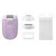 Philips epilator Series 2000, network, nozzles-3, with backlight, filretous (BRE257/00)