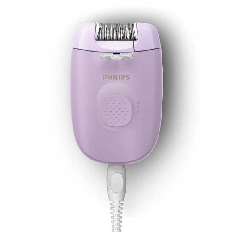 Philips epilator Series 2000, network, nozzles-3, with backlight, filretous (BRE257/00)