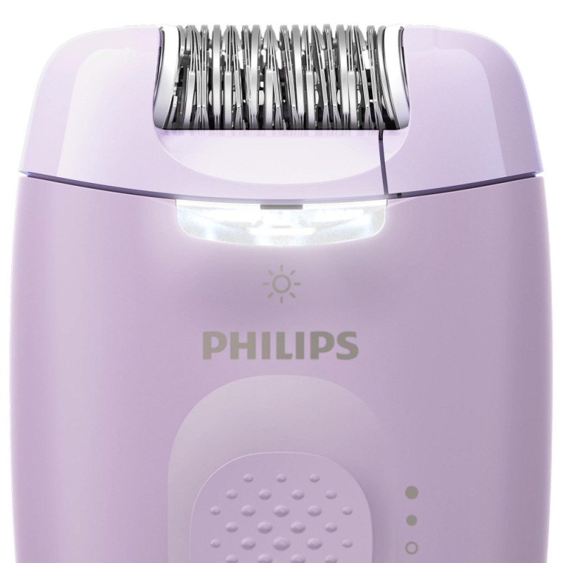Philips epilator Series 2000, network, nozzles-3, with backlight, filretous (BRE257/00)