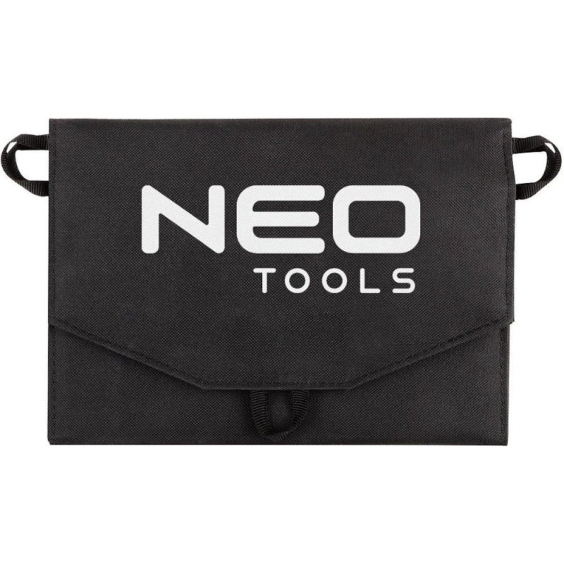 Neo Tools Генератор бензиновий 230В (1 фаза), 2.8/3кВт, електростартер, AVR, 45кг + Портативний зарядний пристрій сонячна панель 90-140 (04-730P)