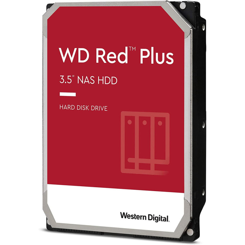 WD Жесткий диск 6TB 3.5" 5400 256MB SATA Red Plus NAS (WD60EFPX)