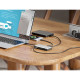 Digitus USB-C Travel Docking Station, 7-Port, 1x HDMI 3x USB 3.2 Gen 1, 1x RJ45, 1x SD,1x MicroSD, 1x PD (DA-70916)