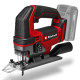 Einhell Лобзик акумуляторний TE-JS 18/100 Li - Solo, PXC, 18В, 3000 об/хв, ход 26 мм, 1.87 кг (без АКБ і ЗП) (4321270)