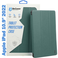 Чехол для планшета BeCover Tri Fold Soft TPU Silicone Apple iPad 10.9" 2022/24/11" 2025 Dark Green (708519)