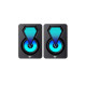 Акустическая система Havit HV-SK210 mini PRO RGB USB Black (6939119040260)