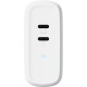 Trust Charger Maxo 65Вт, 2xUSB-C PD, white (25381_TRUST)