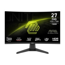 MSI Монітор 27" MAG 276CF-E20 2xHDMI, DP, Audio, VA, 200Hz, 0.5ms, sRGB 98%, CURVED, AdaptiveSync (9S6-3CE11M-032)