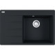 Franke Kitchen sink Centro, fragranite, rectang., with drainboard on the left, 780х500х200mm, bowl - 1, mortise, CNG 611-78 TL , matt black (114.0630.466)
