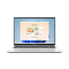ASUS Ноутбук ASUS Vivobook 16 X1607CA-MB059 16  WUXGA IPS, Intel Ultra 5 225H, 16GB, F512GB, UMA, noOS, Сріблястий (90NB15A2-M00670)