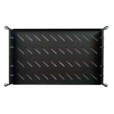 Полка 19" Hypernet 1U глиб. 300мм, в шкафи глибиною 450мм, колір чорний (U-FS-45-Black)