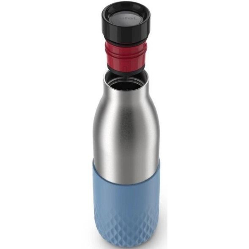 Tefal Thermal bottle Bludrop soft touch, 500 ml, stainless steel, blue (N3110710)