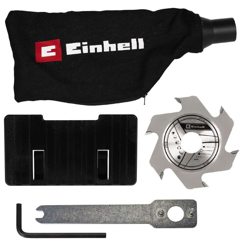 Einhell Cordless Biscuit Jointer TE-BJ 18 Li - Solo, PXC, 18 V, 20 mm, disc 100x22x3.8 mm (4350630)