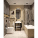 Deante Flush button slim for concealed systems, nero (CST_N51P)