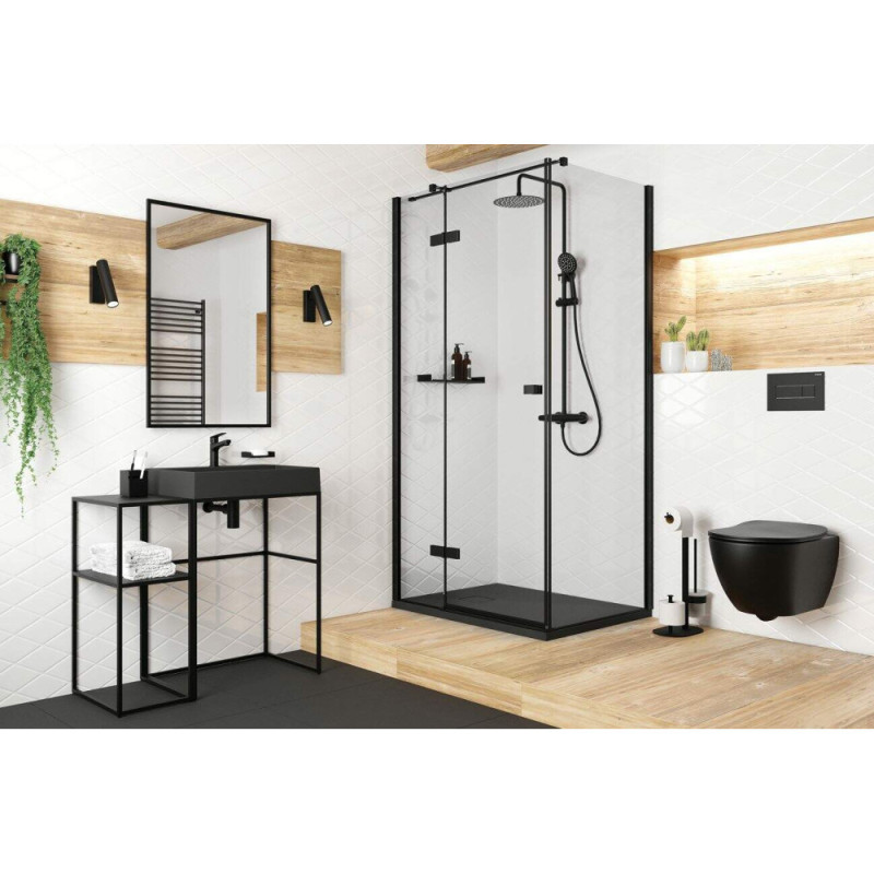 Deante Flush button slim for concealed systems, nero (CST_N51P)