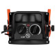 2E Industrial fan heater electric, 2kW, 20m2, 197 m3/h, ceramic heating element (PTC), black (2E-AHC2000)