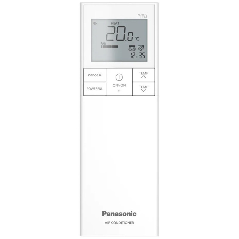 Panasonic Air Conditioner Nordic CS-HZ25XKE/CU-HZ25XKE, 25 m2, inverter, A+++/A+++, down to -25°С, Wi-Fi, R32, white