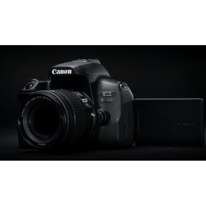 Canon EOS 850D kit 18-55 IS STM Black (3925C016)