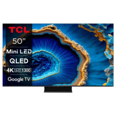 TCL Телевизор 50" MiniLED 4K 144Hz Smart Google TV Titan ONKYO sound (50MQLED80)