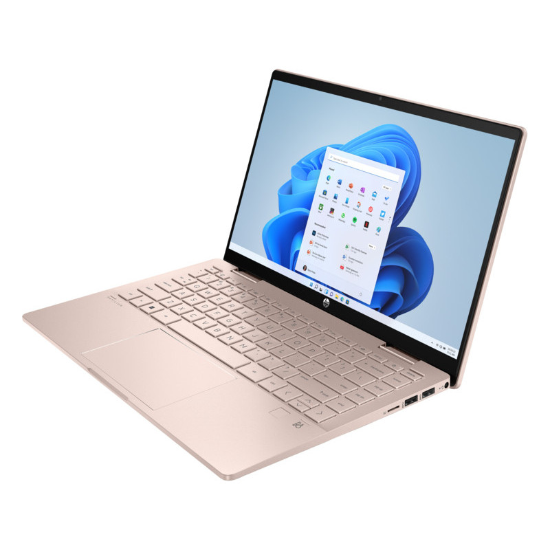 HP Notebook Pavilion x360 14-ek2002ua 14  FHD IPS Touch, Intel 7-150U, 16GB, F1024GB, UMA, DOS, pale rose gold (AQ8N8EA)