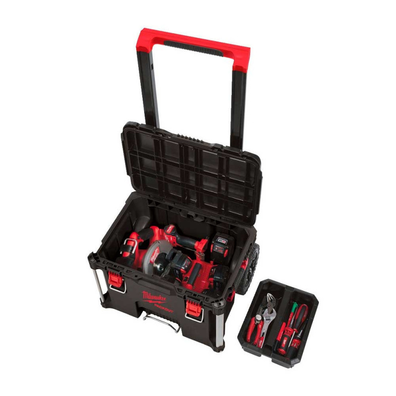 Milwaukee Modular system for Packout tools, on wheels, 3 module drawers, 47x56x100 cm (4932464244)