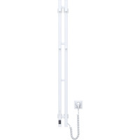 ARDESTO electric towel warmer Elina Smart, 90x1200mm, timer-regulator, steel, white (12-168053-0912)